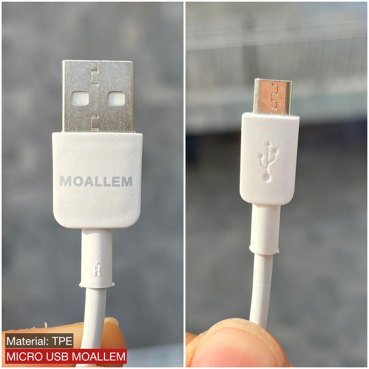 کابل تبدیل USB به MICROUSB معلم مدل Galaxy-A10s طول یک متر