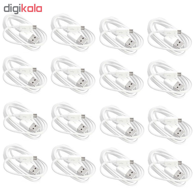 کابل تبدیل USB به microUSB کد 454874 طول 1.2 متر بسته 16 عددی