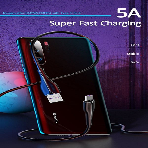 کابل تبدیل USB به USB-C مدل US-SJ376 U38 طول 1 متر