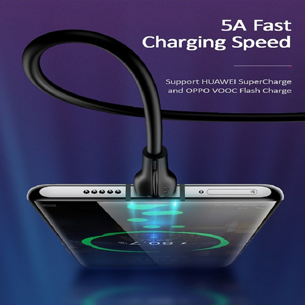 کابل تبدیل USB به USB-C مدل US-SJ376 U38 طول 1 متر