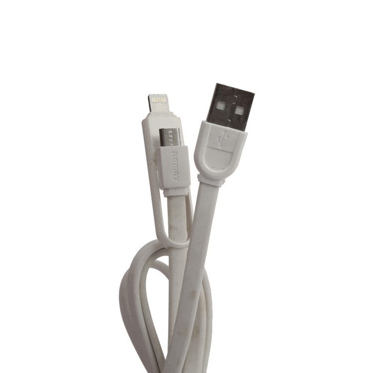 کابل تبدیل USB به microUSB/لایتنینگ ریمکس مدل YArDS طول 1 متر