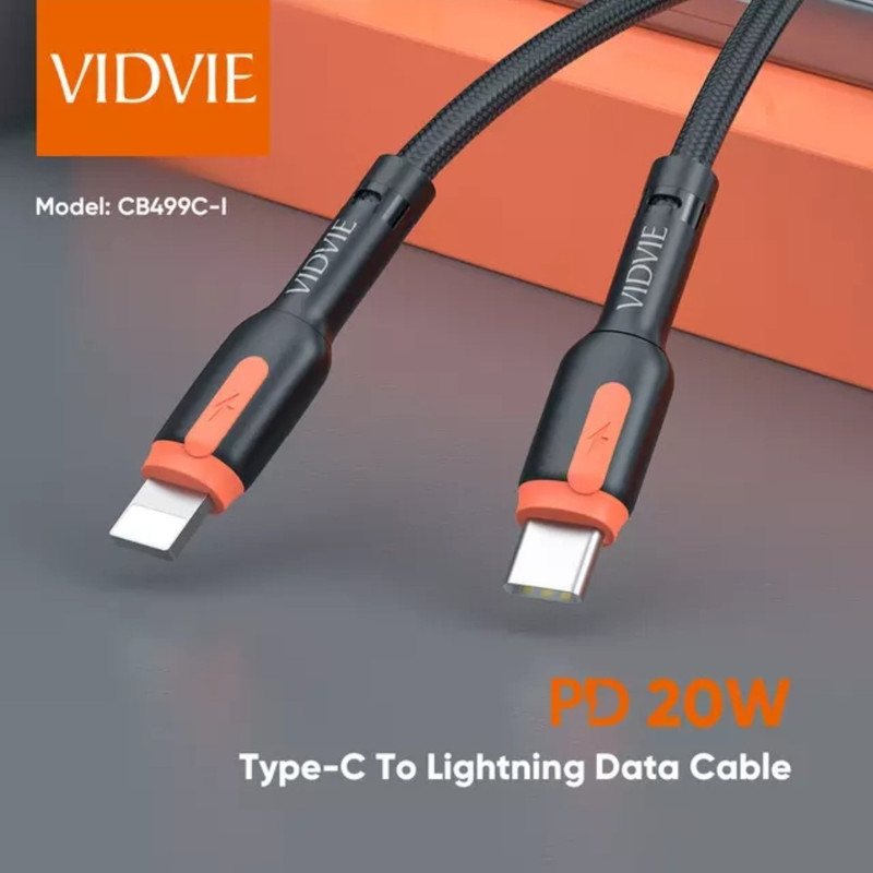 کابل شارژر USB-C به لایتنینگ ویدوی مدل CB499C-I طول 1.2 متر