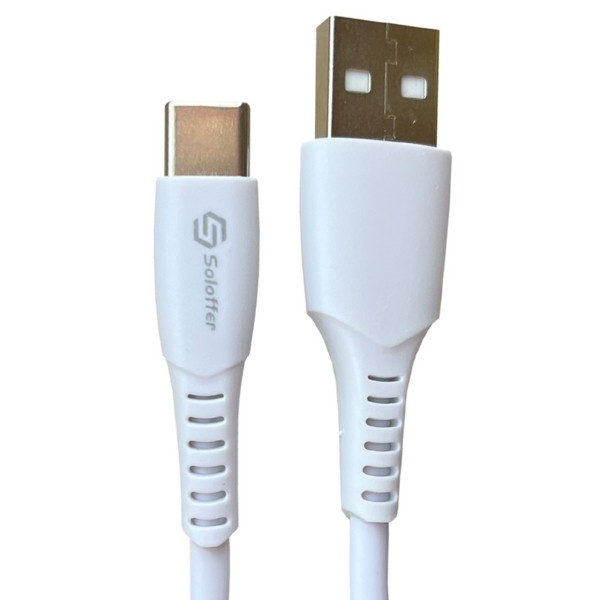 کابل تبدیل USB به USB-C سولفار مدل A51 طول 1 متر