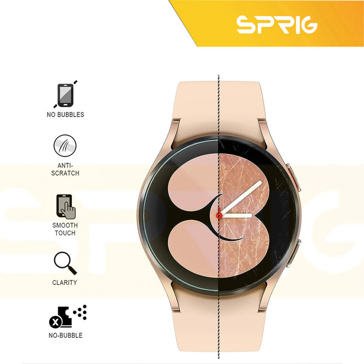 محافظ صفحه نمایش شیشه ای اسپریگ مدل SH-SP مناسب برای ساعت هوشمند سامسونگ Galaxy watch 6 40mm