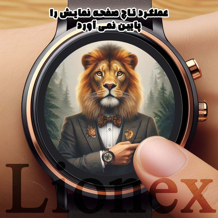 محافظ صفحه نمایش لایونکس مدل SMWL30 مناسب برای ساعت هوشمند ورنا W45 Max