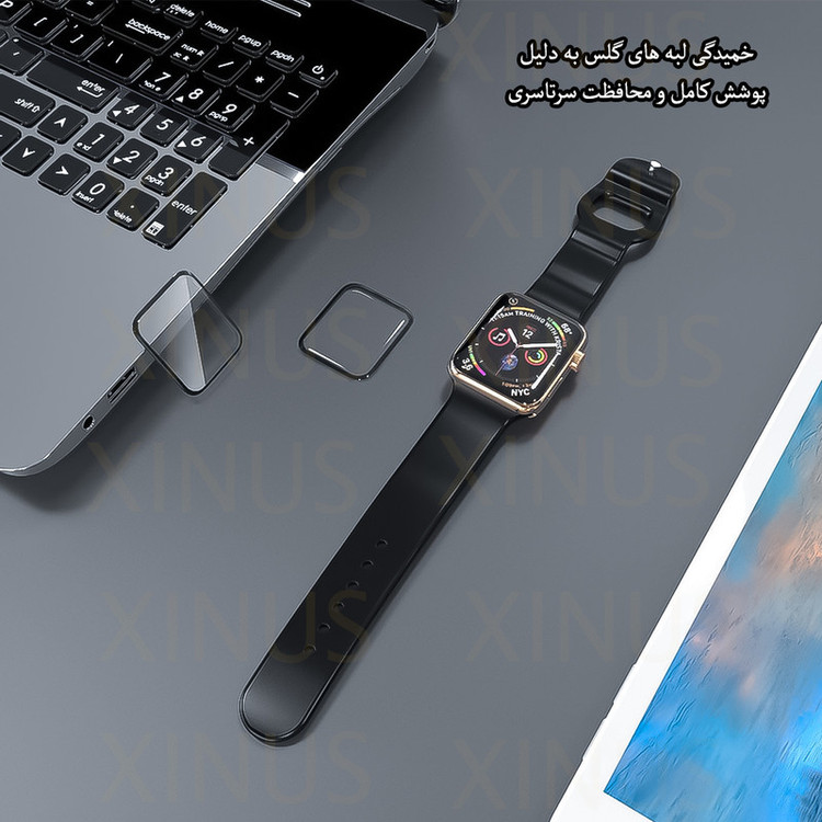محافظ صفحه نمایش ژینوس مدل XWPM مناسب برای ساعت هوشمند امیزفیت GTS 4