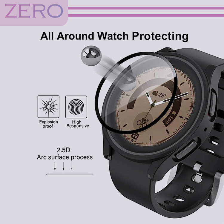 کاور زیرو مدل UL-360 مناسب برای ساعت هوشمند سامسونگ Galaxy Watch 4 44mm به همراه محافظ صفحه نمایش