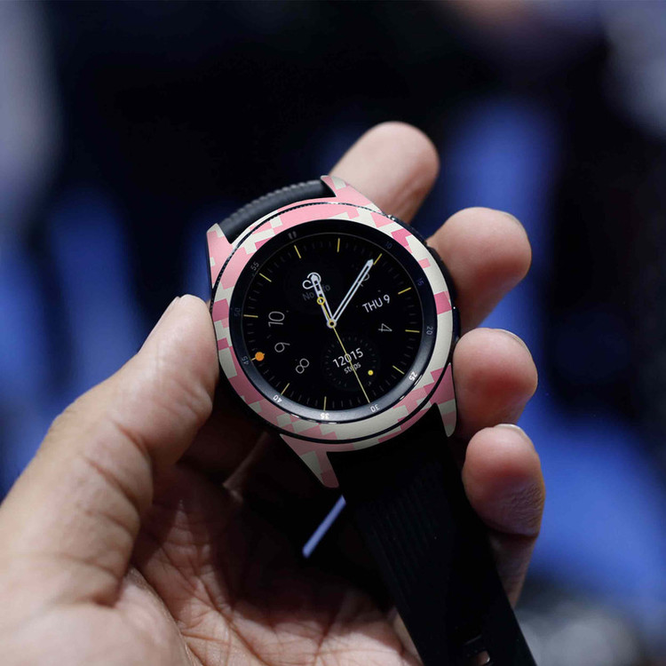 برچسب ماهوت طرح Army-Pink-pixel مناسب برای ساعت هوشمند سامسونگ Galaxy Watch 42mm