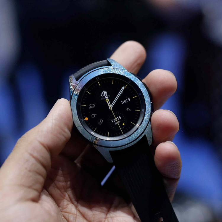 برچسب ماهوت طرح Blue-Ocean-Marble مناسب برای ساعت هوشمند سامسونگ Galaxy Watch 42mm