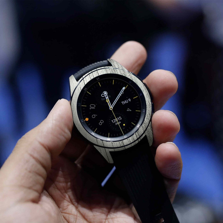 برچسب ماهوت طرح White-Wood مناسب برای ساعت هوشمند سامسونگ Galaxy Watch 42mm