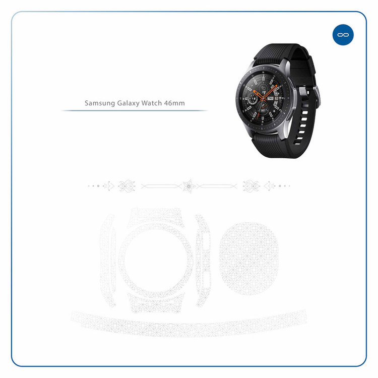 برچسب ماهوت طرح Gloss-Transparent مناسب برای ساعت هوشمند سامسونگ Galaxy Watch 46mm