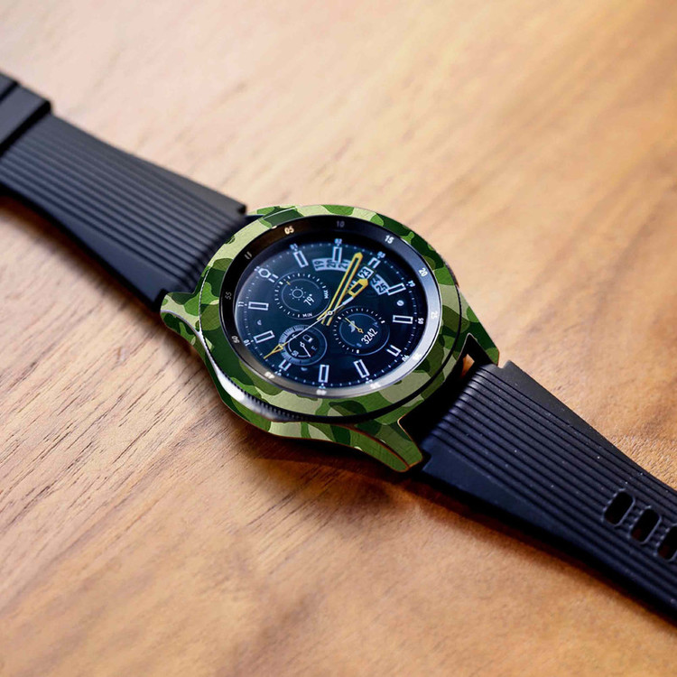 برچسب ماهوت طرح Army-Green-2 مناسب برای ساعت هوشمند سامسونگ Galaxy Watch 46mm