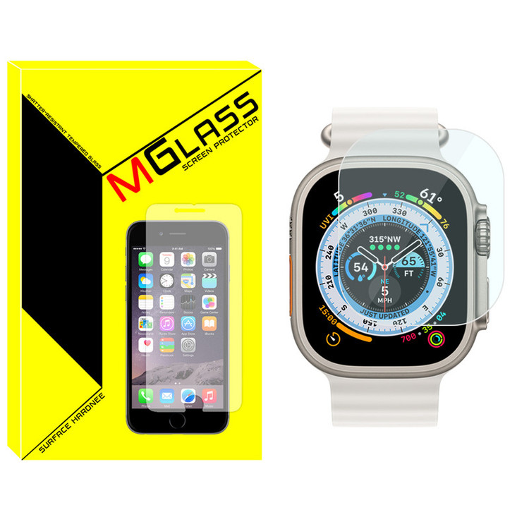 محافظ صفحه نمایش شیشهای امگلس مدل SH-MG مناسب برای ساعت هوشمند هاینو تکو T99 Ultra Max