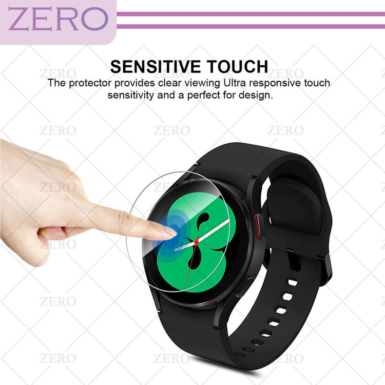 محافظ صفحه نمایش شیشهای زیرو مدل SH-ZR مناسب برای ساعت هوشمند سامسونگ Galaxy watch 6 Classic 47mm بسته دو عددی