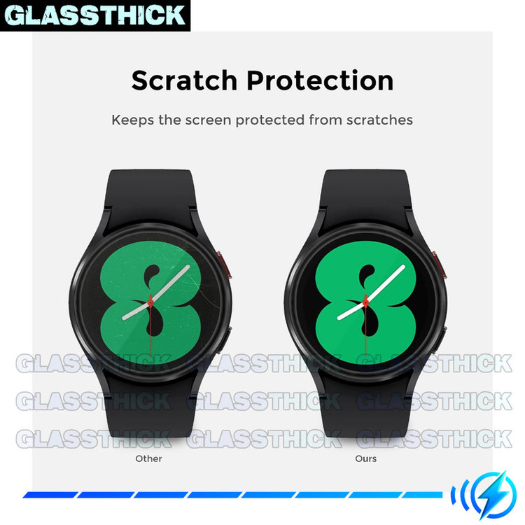 محافظ صفحه نمایش شیشهای گلستیک مدل SH-GL مناسب برای ساعت هوشمند سامسونگ Galaxy watch 6 Classic 47mm بسته دو عددی