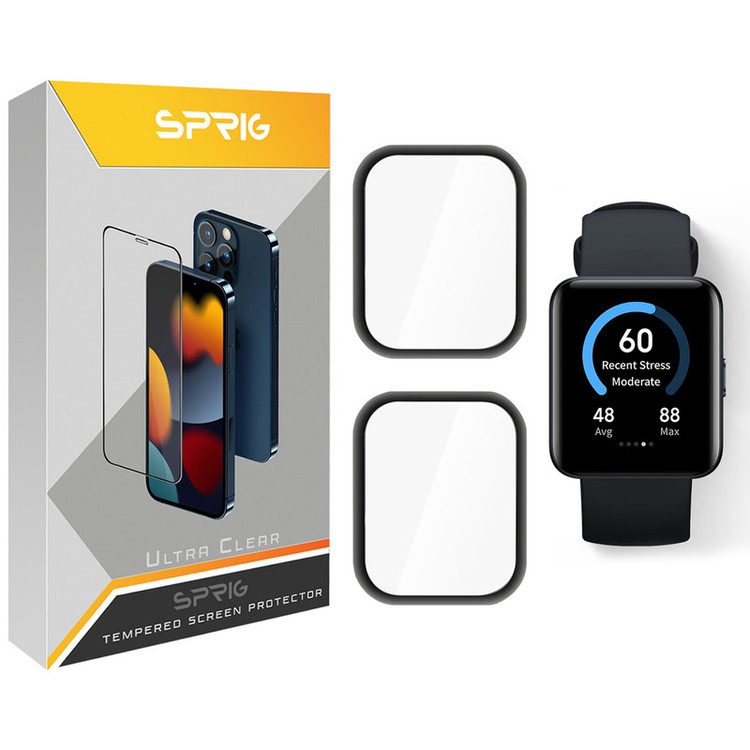 محافظ صفحه نمایش نانو اسپریگ مدل SPG مناسب برای ساعت هوشمند شیائومی Redmi Watch 2 بسته دو عددی