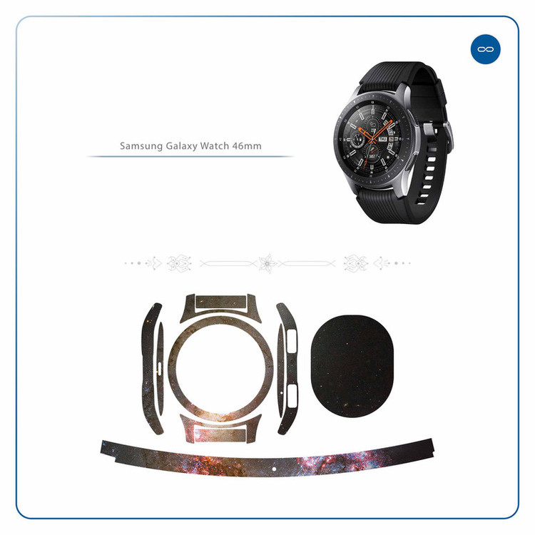 برچسب ماهوت طرح Universe-by-NASA-5 مناسب برای ساعت هوشمند سامسونگ Galaxy Watch 46mm