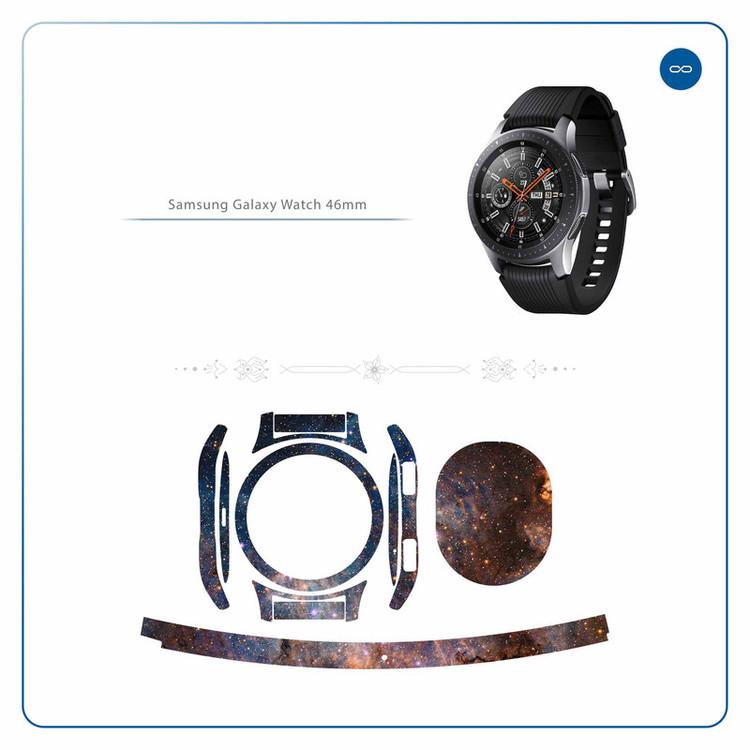 برچسب ماهوت طرح Universe-by-NASA-6 مناسب برای ساعت هوشمند سامسونگ Galaxy Watch 46mm