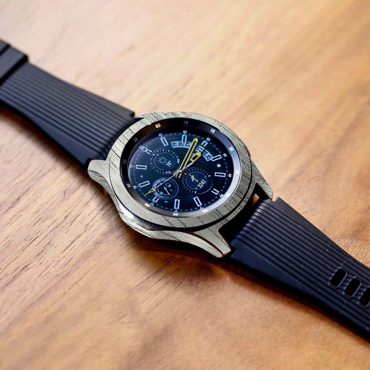 برچسب ماهوت طرح White-Wood مناسب برای ساعت هوشمند سامسونگ Galaxy Watch 46mm