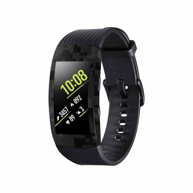 برچسب ماهوت طرح Night-Army-Pixel مناسب برای ساعت هوشمند سامسونگ Galaxy Gear Fit 2 Pro