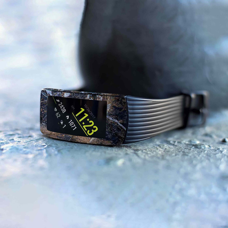 برچسب ماهوت طرح Earth-White-Marble مناسب برای ساعت هوشمند سامسونگ Galaxy Gear Fit 2 Pro