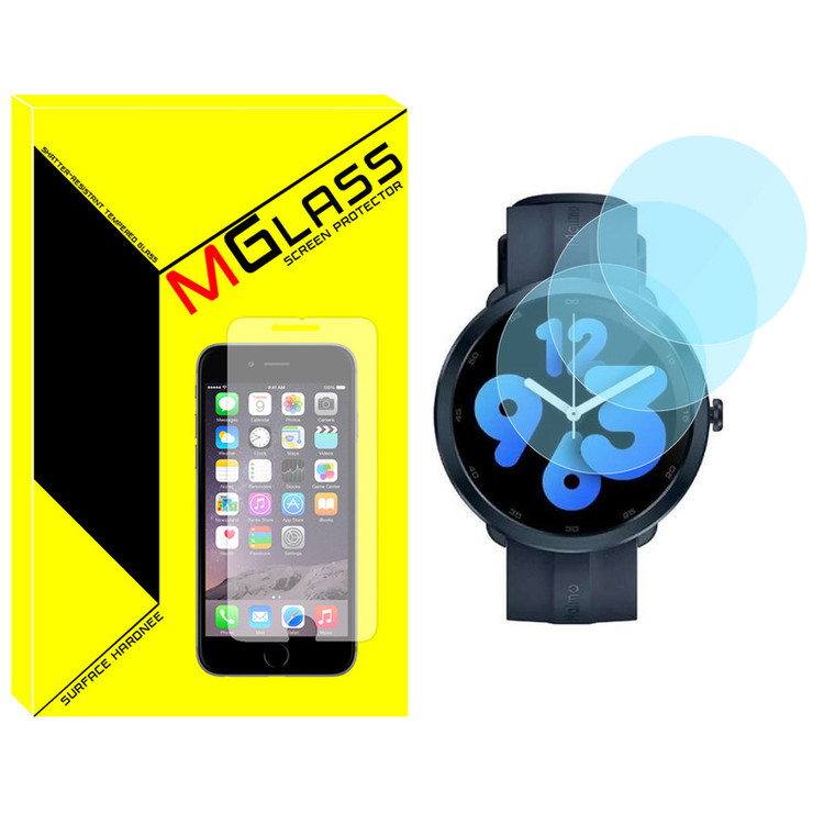 محافظ صفحه نمایش شیشهای ام گلس مدل SH-MG مناسب برای ساعت هوشمند شیائومی Maimo Watch R بسته سه عددی