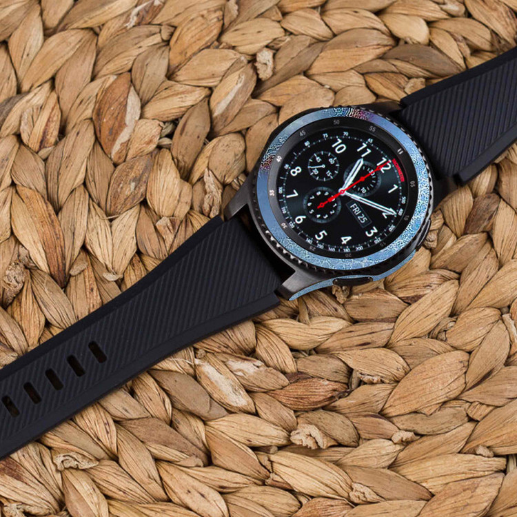 برچسب ماهوت طرح Blue-Ocean-Marble مناسب برای ساعت هوشمند سامسونگ Galaxy Gear S3 Frontier