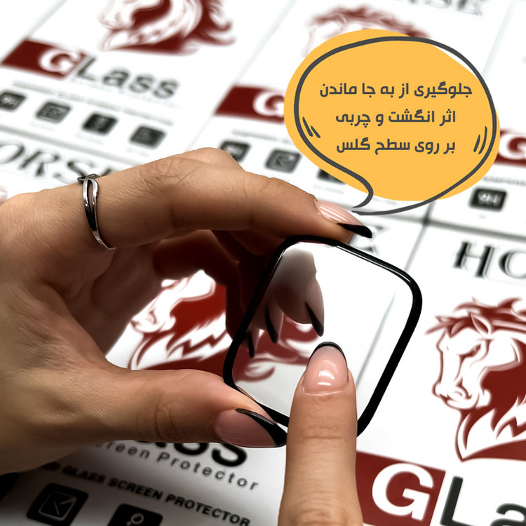 محافظ صفحه نمایش هورس مدل HWPM مناسب برای ساعت هوشمند کیو سی وای GT