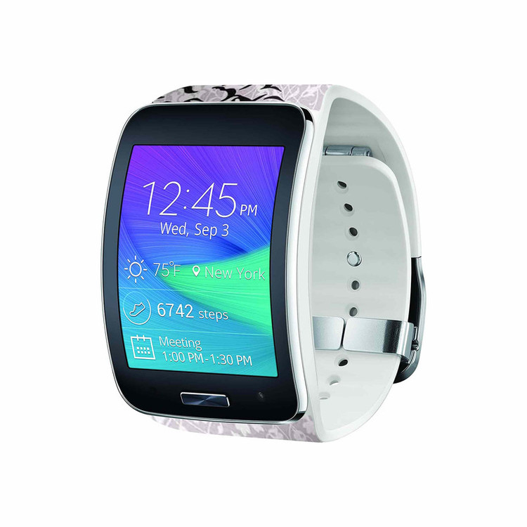 برچسب ماهوت طرح Nastaliq_1 مناسب برای ساعت هوشمند سامسونگ Galaxy Gear S