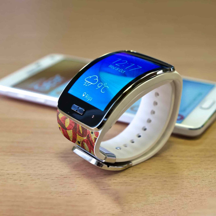 برچسب ماهوت طرح Nastaliq_6 مناسب برای ساعت هوشمند سامسونگ Galaxy Gear S