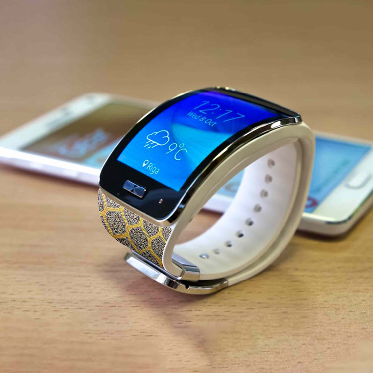 برچسب ماهوت طرح Sheykh_Lotfollah_Mosque مناسب برای ساعت هوشمند سامسونگ Galaxy Gear S