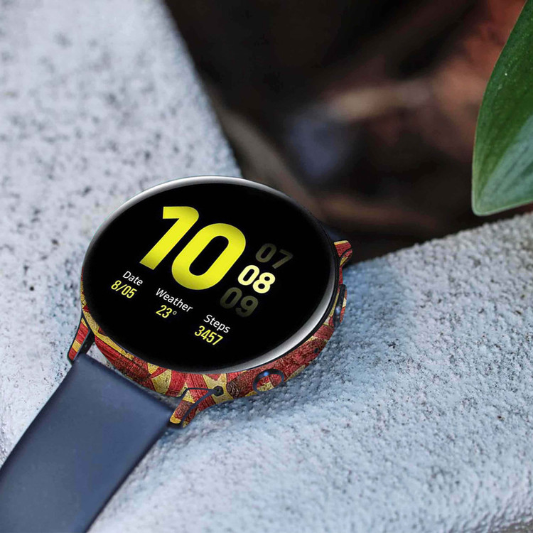 برچسب ماهوت طرح Nastaliq-6 مناسب برای ساعت هوشمند سامسونگ Galaxy Watch Active 2 44mm
