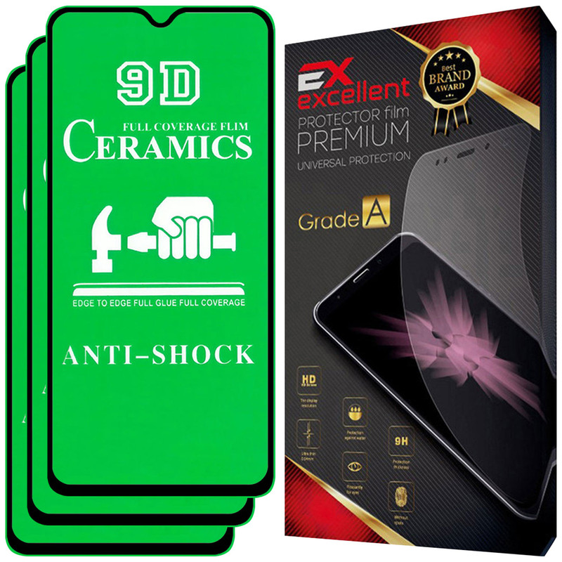 محافظ صفحه نمایش سرامیکی ایکس اکسلنت مدل CRM مناسب برای گوشی موبایل سامسونگ Galaxy A30S بسته سه عددی