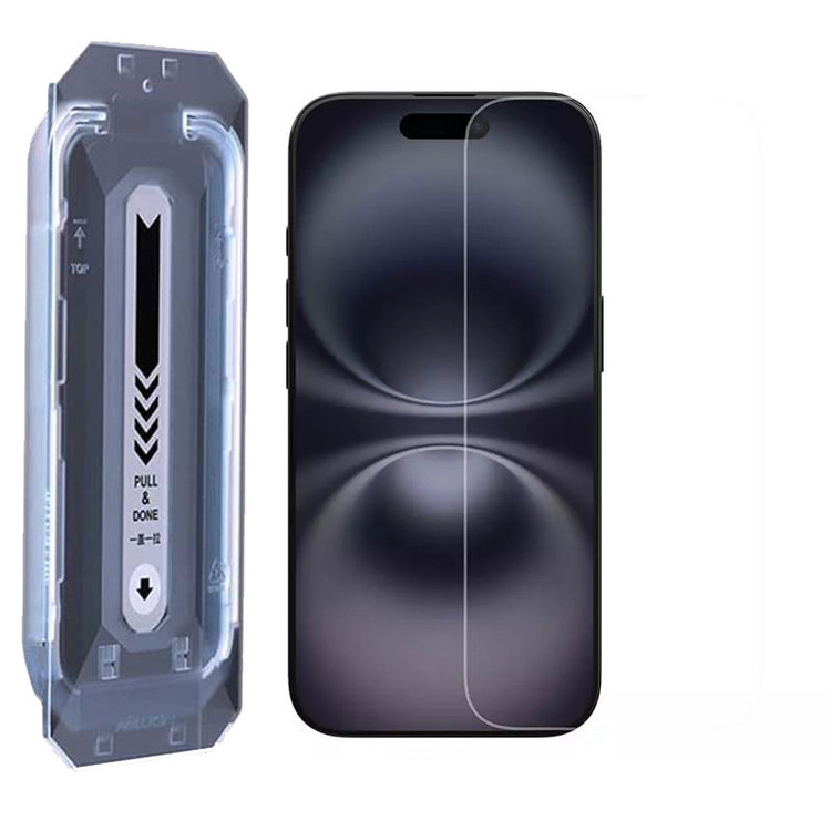 محافظ صفحه نمایش D'hard مدل H Plus Pro مناسب برای گوشی موبایل اپل iPhone 16/15 به همراه کیت نصب آسان
