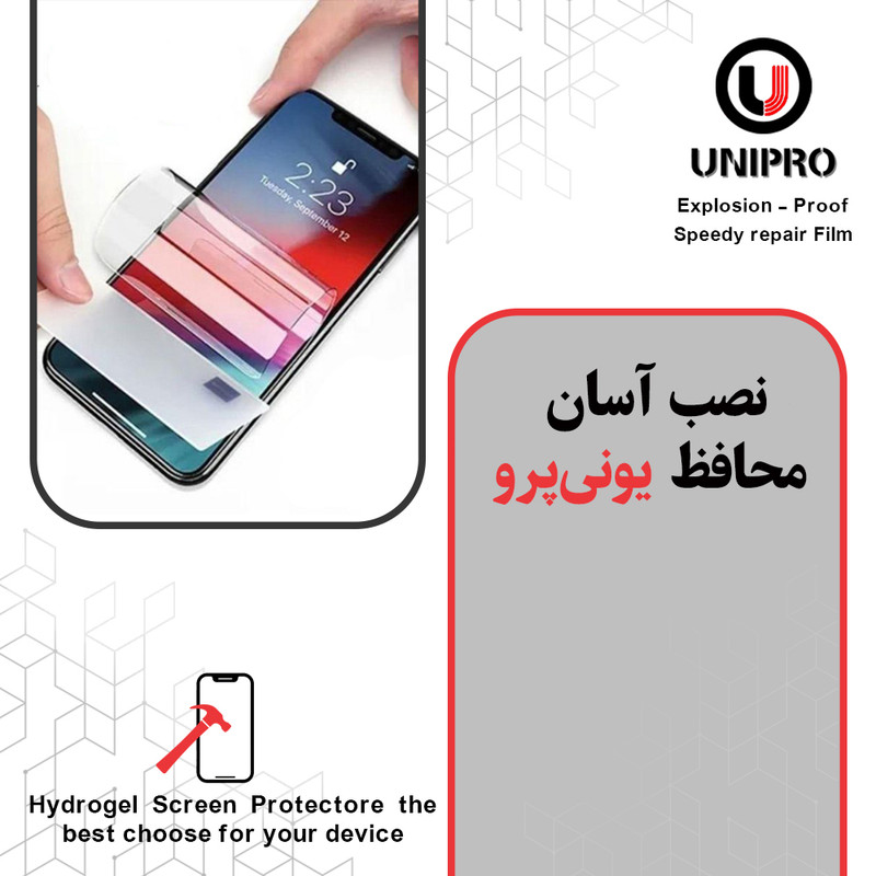 محافظ صفحه نمایش حریم شخصی یونی پرو مدل Explosion Proof مناسب برای گوشی موبایل سامسونگ Galaxy A16