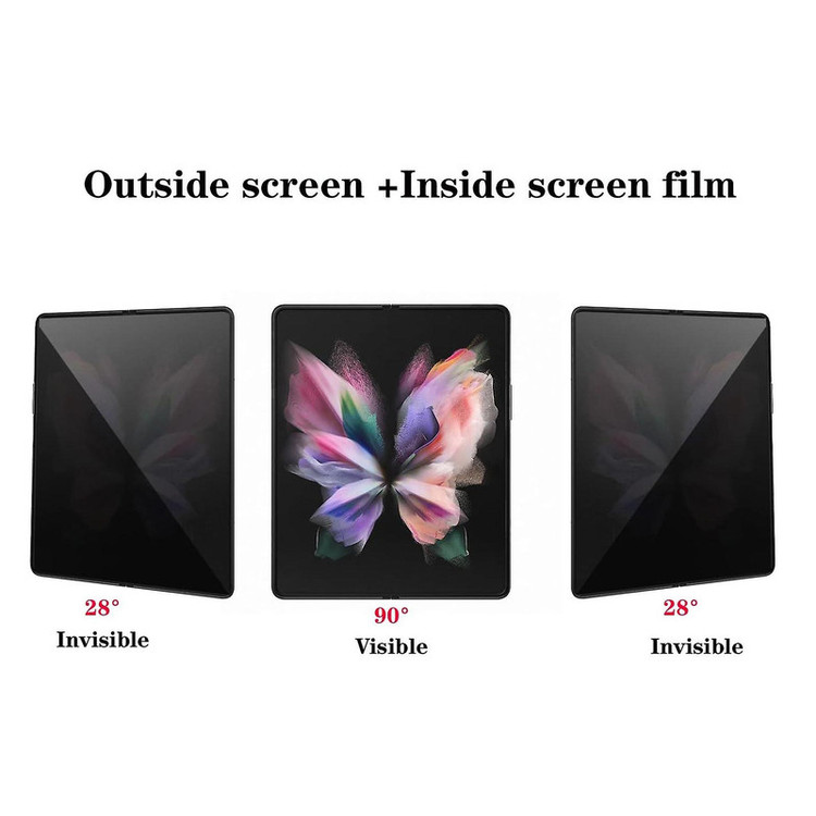محافظ صفحه نمایش حریم شخصی مدل Hydrogel Big مناسب برای گوشی موبایل سامسونگ Galaxy Z Fold 4 / Z Fold 5