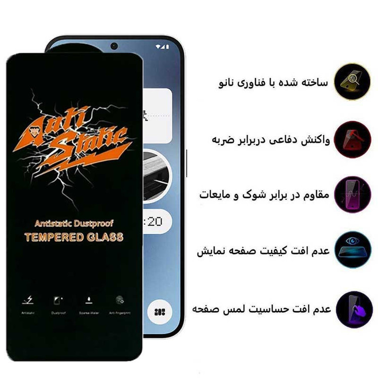 محافظ صفحه نمایش اپیکوی مدل Antistatic Dustproof مناسب برای گوشی موبایل ناتینگ Nothing Phone 2a/ Nothing Phone 2