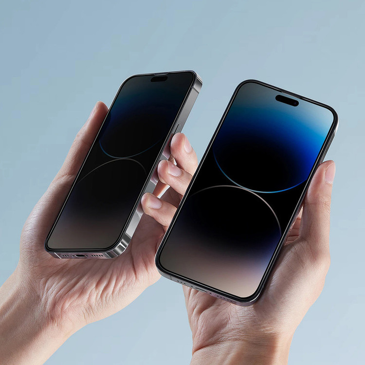 محافظ صفحه نمایش حریم شخصی راک اسپیس مدل Resistant مناسب برای گوشی موبایل اپل iPhone 16 Pro Max
