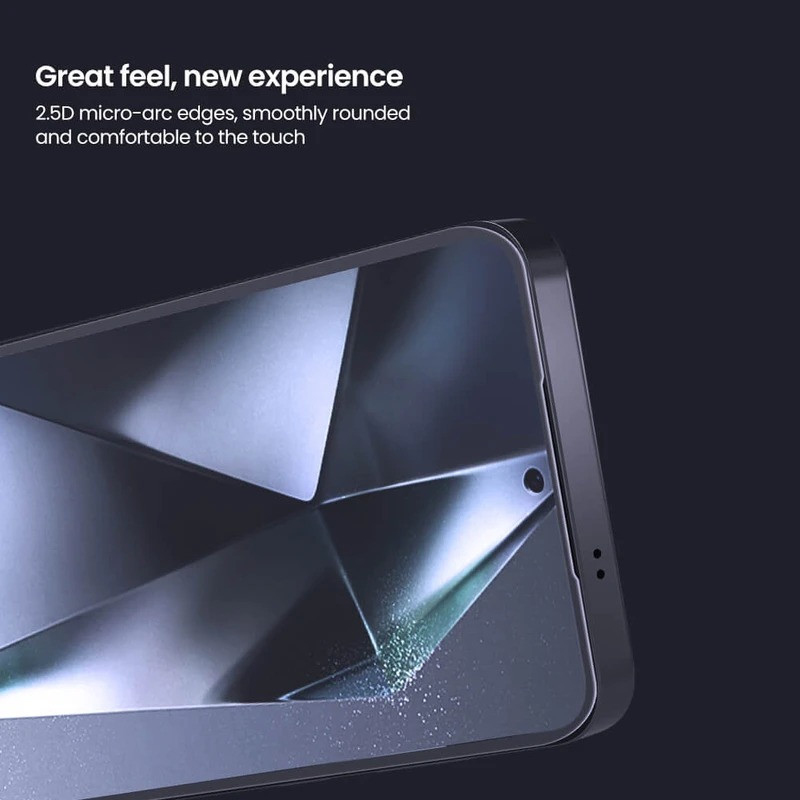 محافظ صفحه نمایش حریم شخصی نیلکین مدل Guardian Full privacy مناسب برای گوشی موبایل سامسونگ Galaxy S25 Edge /S25 Plus به همراه کیت نصب