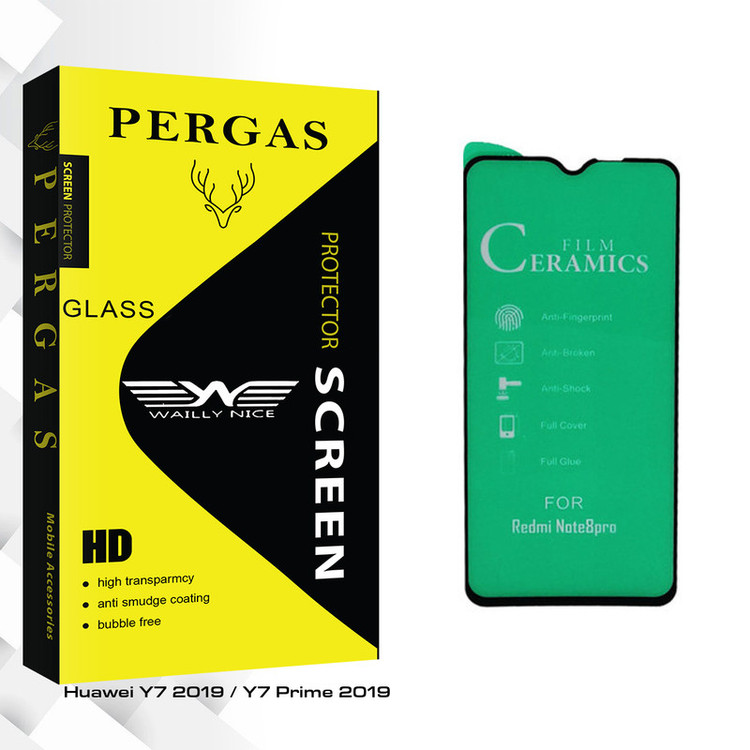 محافظ صفحه نمایش وایلی نایس مدل Pergas Glass مناسب برای گوشی موبایل هوآوی Y7 2019 / Y7 Prime 2019