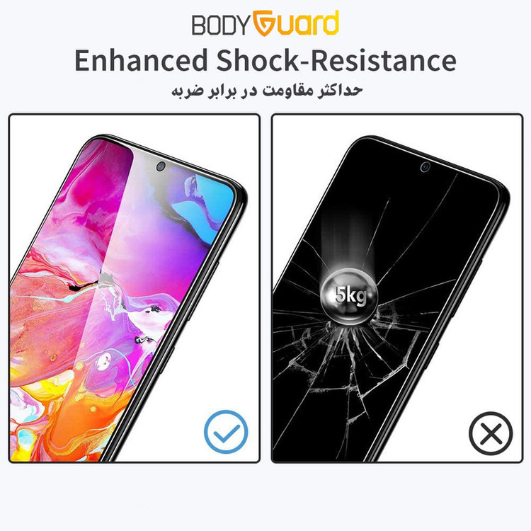 محافظ صفحه نمایش بادیگارد مدل FS مناسب برای گوشی موبایل سامسونگ Galaxy A56
