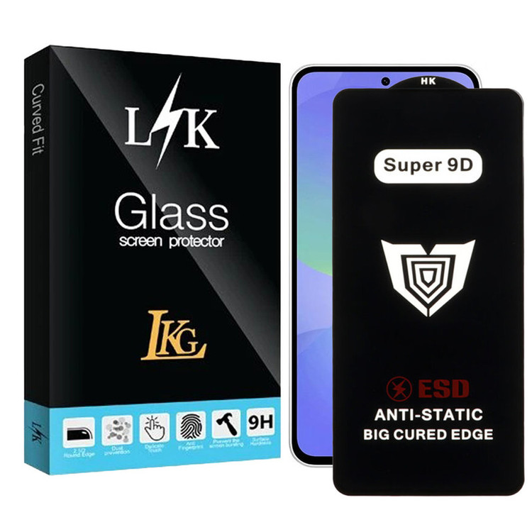 محافظ صفحه نمایش ال کا جی مدل Super 9D مناسب برای گوشی موبایل سامسونگ Galaxy A36 5G