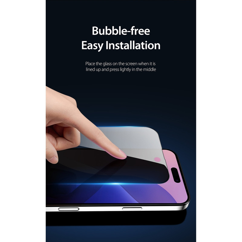محافظ صفحه نمایش حریم شخصی بادیگارد مدل PiP 2 مناسب برای گوشی موبایل اپل iPhone 16 Pro Max