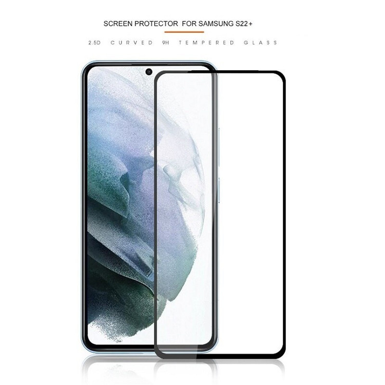 محافظ صفحه نمایش شیشه ای بادیگارد مدل FS مناسب برای گوشی موبایل سامسونگ Galaxy S22