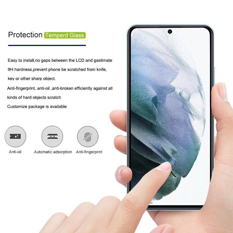محافظ صفحه نمایش شیشه ای بادیگارد مدل FS مناسب برای گوشی موبایل سامسونگ Galaxy S22