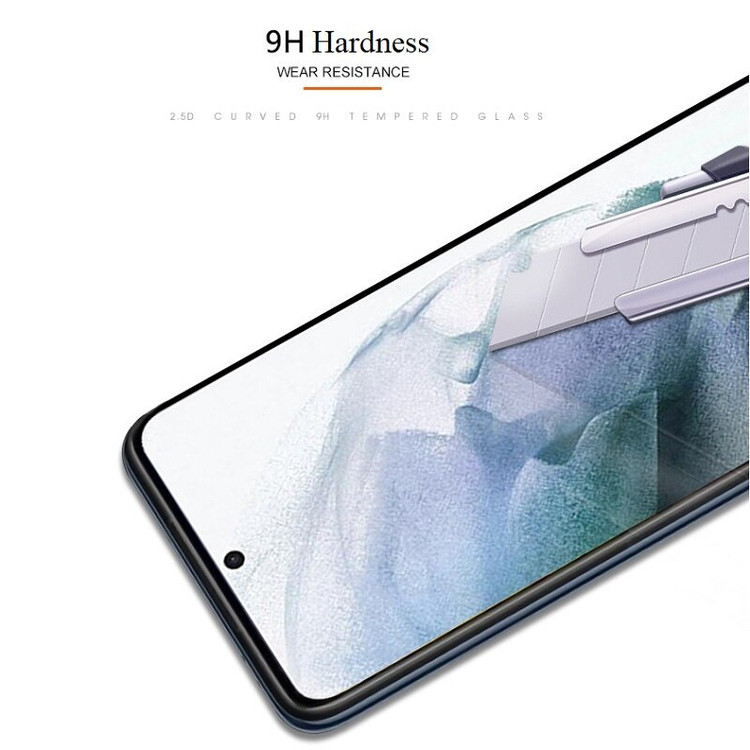 محافظ صفحه نمایش شیشه ای بادیگارد مدل FS مناسب برای گوشی موبایل سامسونگ Galaxy S22