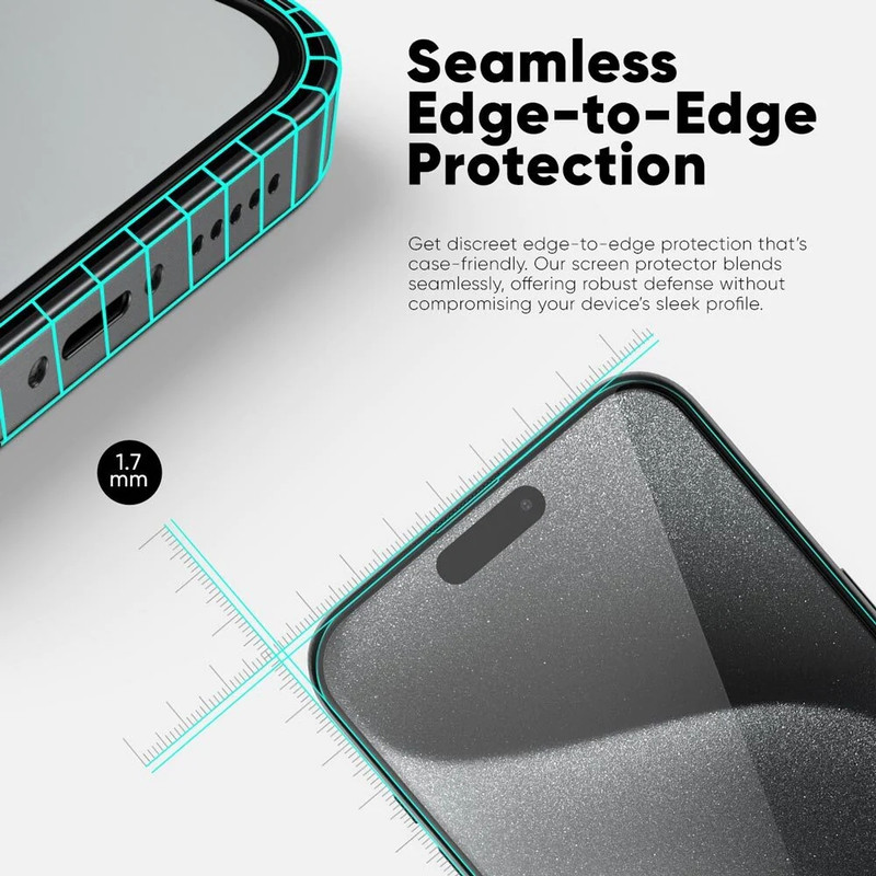 محافظ صفحه نمایش مات بادیگارد مدل MA مناسب برای گوشی موبایل اپل iPhone 16 Pro