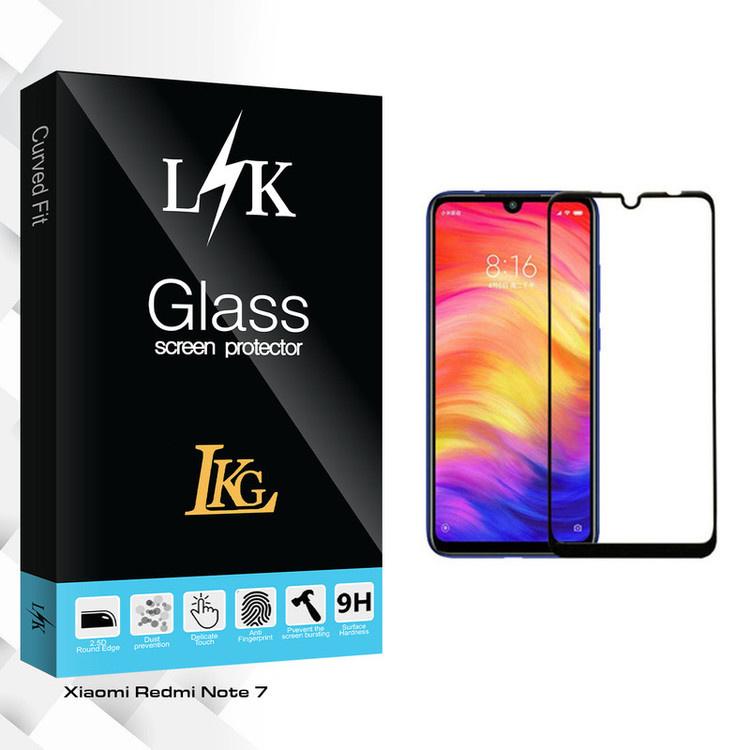 محافظ صفحه نمایش ال کا جی مدل LK Glass مناسب برای گوشی موبایل شیائومی Redmi Note 7