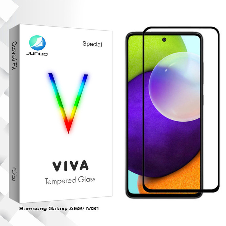 محافظ صفحه نمایش جانبو مدل Viva Glass مناسب برای گوشی موبایل سامسونگ Galaxy A52/ M31s