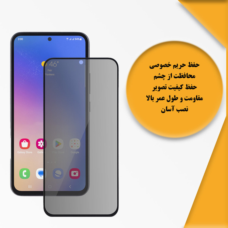 محافظ صفحه نمایش حریم شخصی اسپریگ مدل PVC_SPG3 مناسب برای گوشی موبایل شیائومی Redmi Note 10 Pro / Note 10 Pro Max / Note 11 Pro / Note 11 Pro Plus / Note 11E Pro / Note 13 4G / Note 14 Global 4G / Note 14 Global 5G / Redmi K60E بسته سه عددی